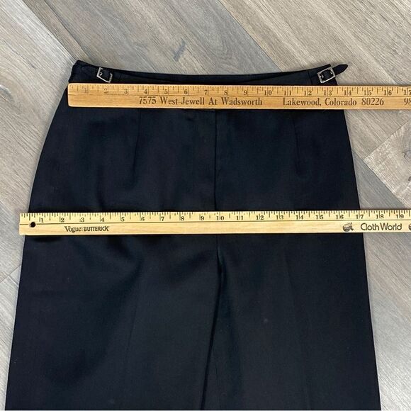 Ann Taylor Loft Straight Leg Dress Pants Black 2 - Picture 7 of 8